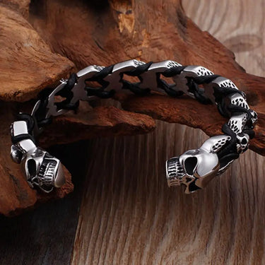 Woven Stainless Steel Power Bangle-Your Soul Place